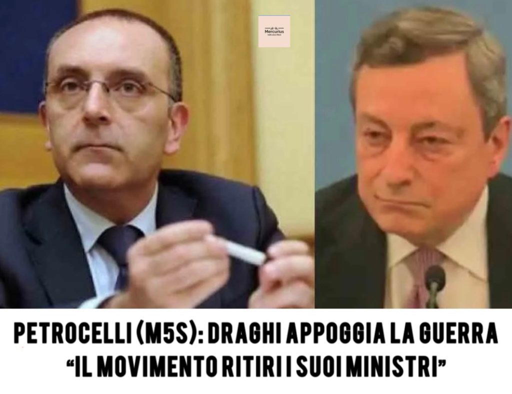Petrocelli: “Non possiamo appoggiare un Governo di guerra. Il M5s ritiri tutti i suoi ministri”