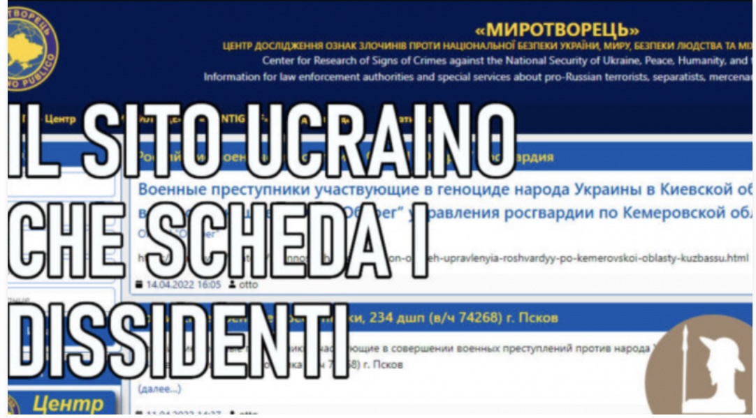 L’Ucraina scheda i giornalisti «ostili» e diffonde pubblicamente i loro dati personali