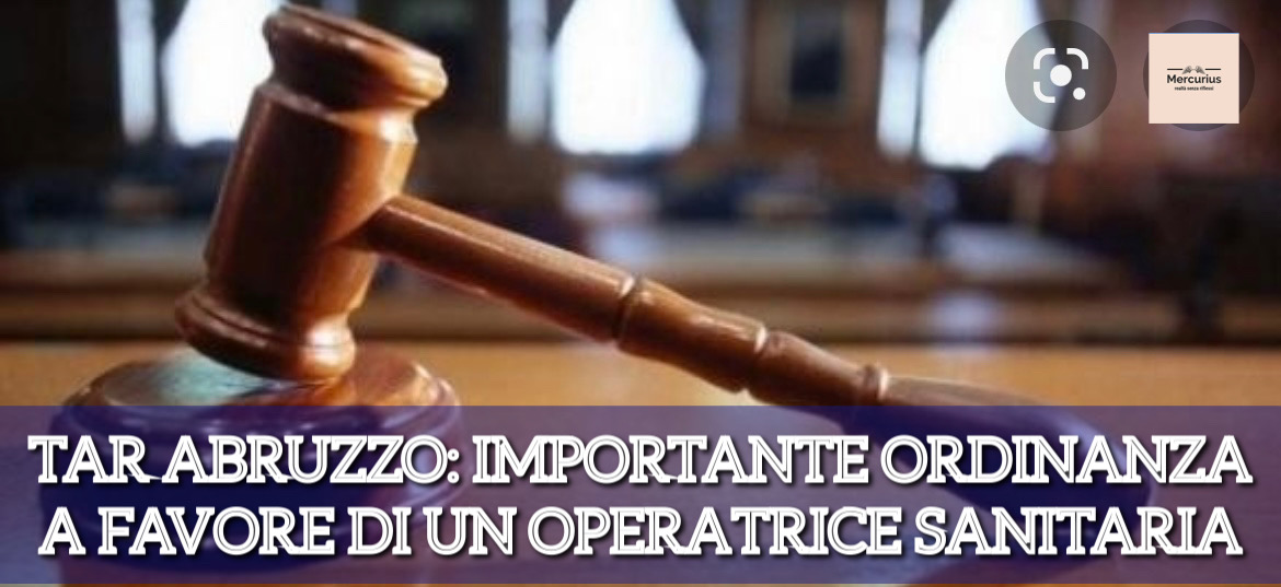 Abruzzo: importante ordinanza del TAR