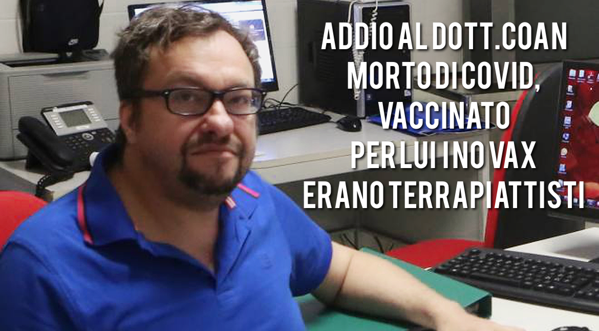 Medico si vaccina e muore di Covid, sui social chiamava i non vaccinati terrapiattisti