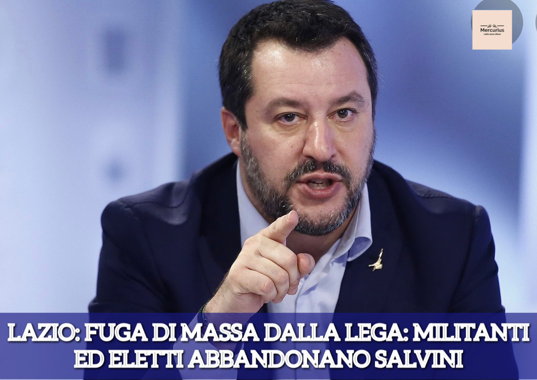 Fuga di massa dalla Lega: Salvini mandato a quel paese da eletti e militanti di tutto il Lazio