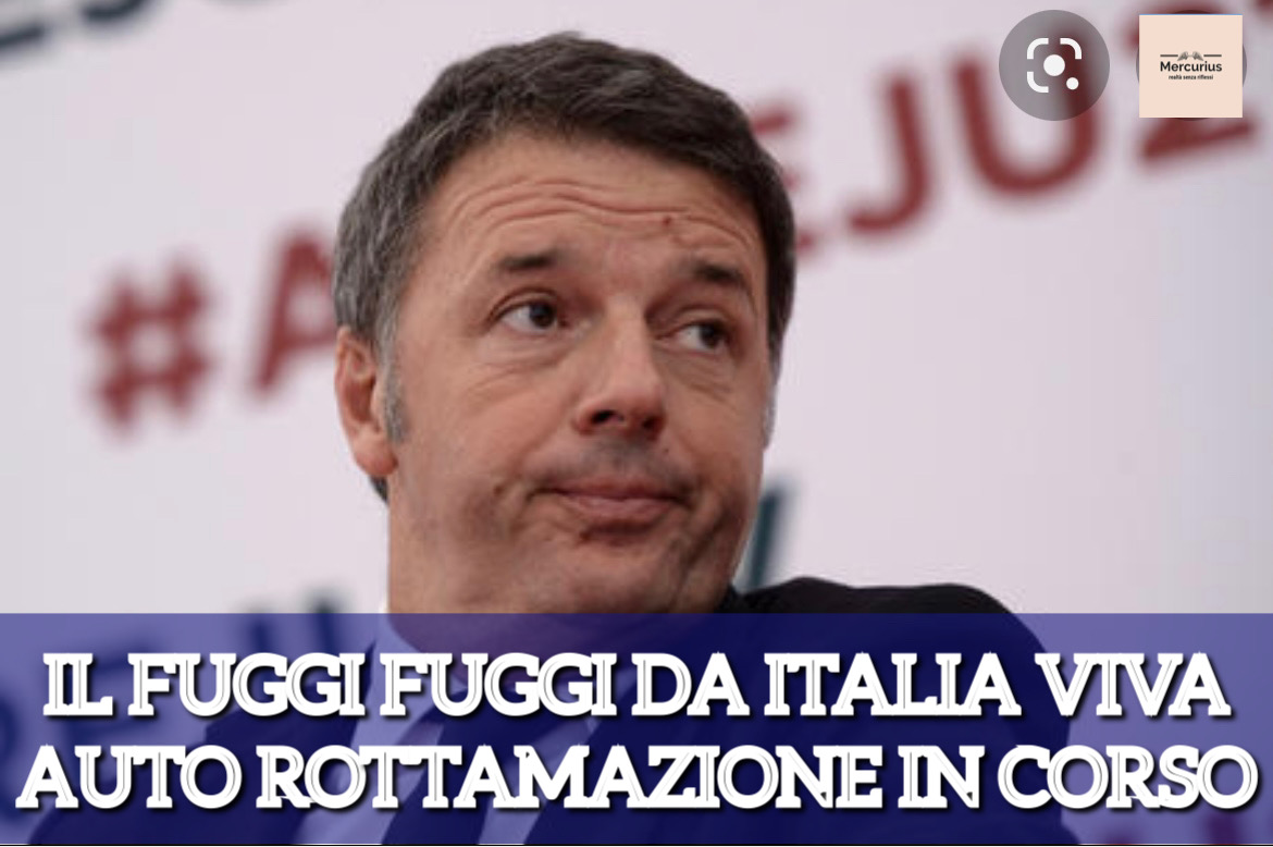 Tutti in fuga da Italia Viva, Renzi si è autorottamato