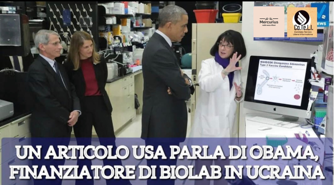 Obama ed i finanziamenti ai biolab in Ucraina