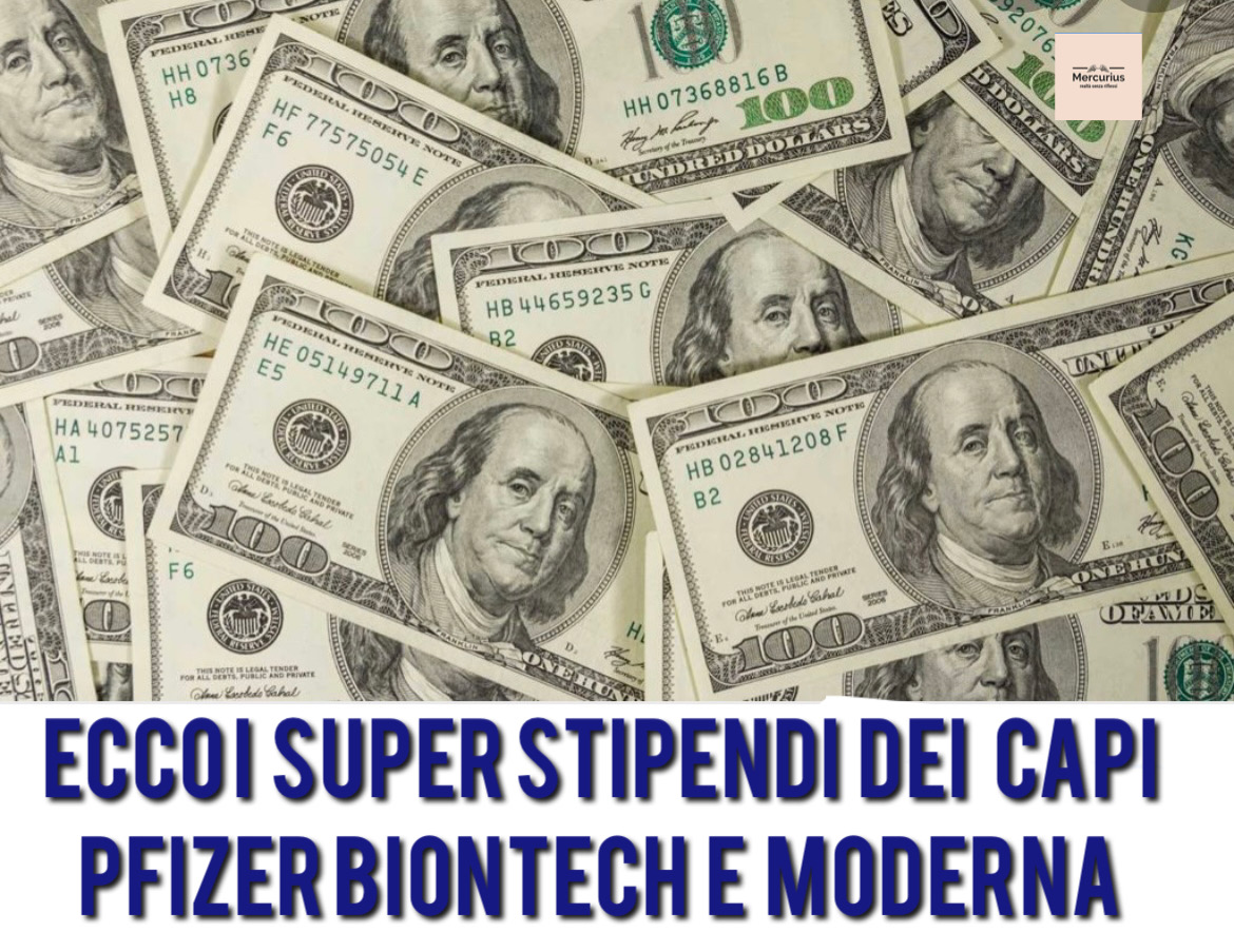 Ecco i super stipendi dei capi azienda di Moderna, Pfizer e Biontech