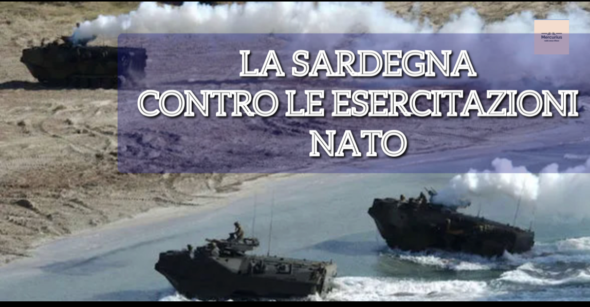La Sardegna si mobilita contro le esercitazioni della NATO